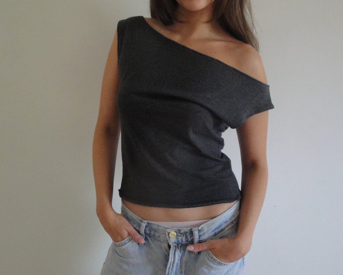 Jasmin Top - Dark Grey