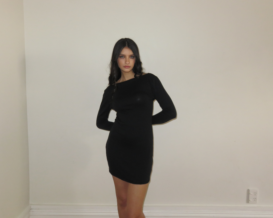 Isabella Long Sleeve Mini Dress