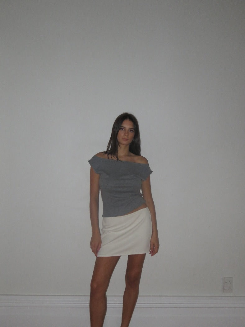 Jasmin Top - Light Grey