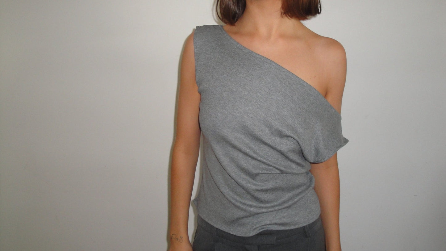 Jasmin Top - Light Grey