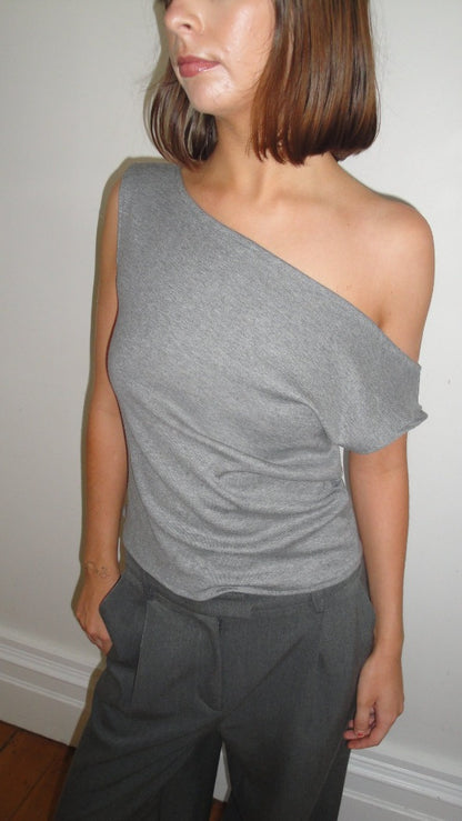 Jasmin Top - Light Grey