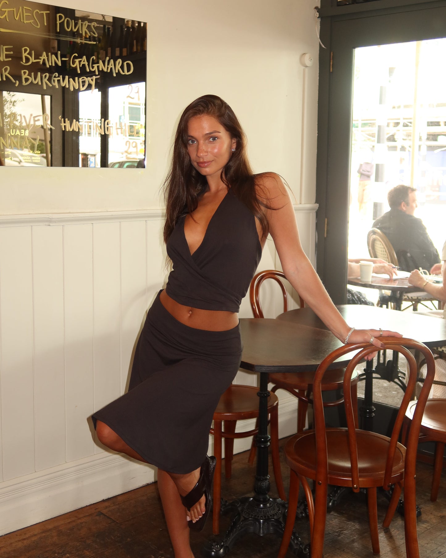 Maya Halter Top - Black