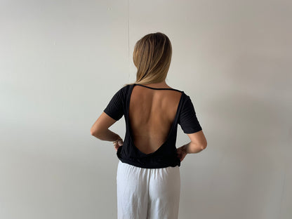 Charlotte Tee in Black