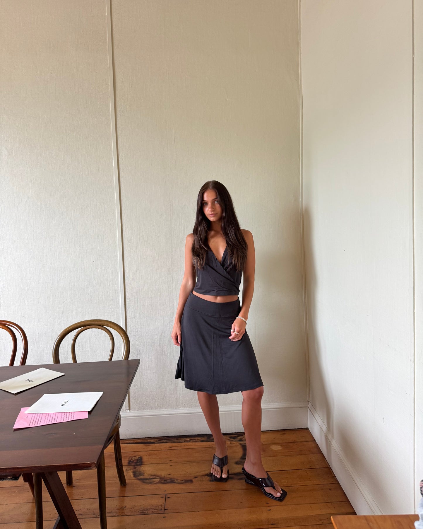 Maya Halter Top - Black