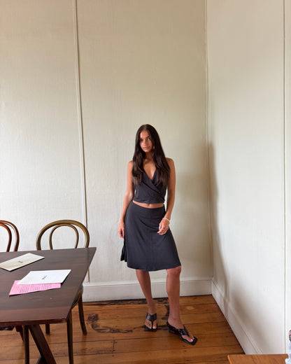 Maya Halter Top - Black