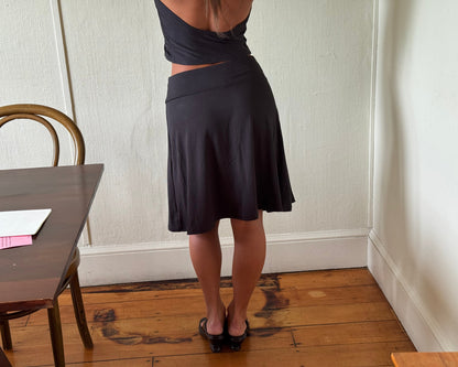 Lou Midi Skirt - Black