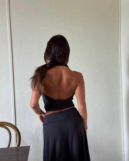 Maya Halter Top - Black