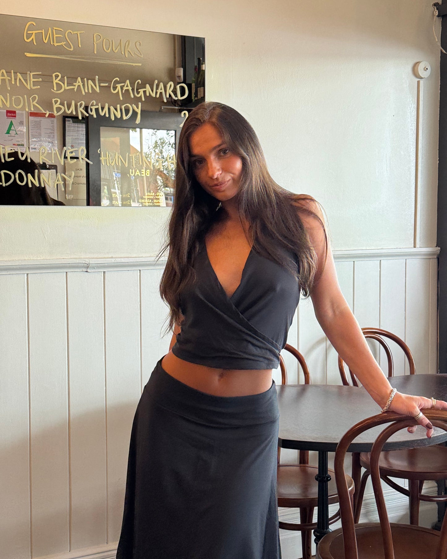 Maya Halter Top - Black