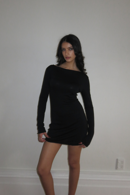 Isabella Long Sleeve Mini Dress